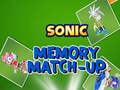 Mchezo Sonic Memory Match Up