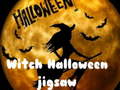 Mchezo Witch Halloween Jigsaw