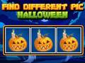 Mchezo Find Different Pic Halloween