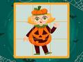 Mchezo Halloween Puzzles
