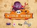 Mchezo Witch Word Halloween Puzzel Game
