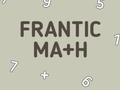 Mchezo Frantic Math