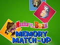 Mchezo Masha and the Bear Memory Match Up