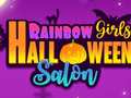 Mchezo Rainbow Girls Halloween Salon