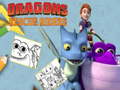 Mchezo Dragon Rescue Riders Coloring Book