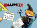 Mchezo Hallowen Coloring Book