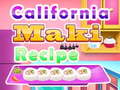 Mchezo California Maki Recipe