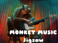 Mchezo Monkey Music Jigsaw