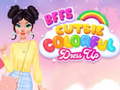 Mchezo BFFs Cutsie Colorful Dress Up