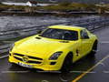 Mchezo Mercedes-Benz SLS E-Cell Puzzle
