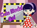 Mchezo Cute model girl