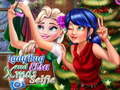 Mchezo Ladybug And Elsa Xmas Selfie
