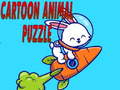 Mchezo Cartoon Animal Puzzle
