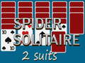 Mchezo Spider Solitaire 2 Suits