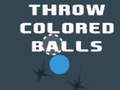 Mchezo Throw Colored Balls