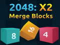Mchezo 2048: X2 merge blocks