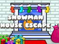 Mchezo Snowman House Escape