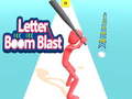 Mchezo Letter Boom Blast