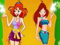 Mchezo Bloom and Flora Dress Up
