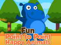 Mchezo Fun Point to Point Happy Animals