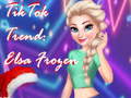 Mchezo TikTok Trend: Elsa Frozen