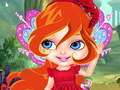 Mchezo Little Bloom Christmas Dress Up