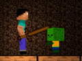 Mchezo Noob vs Zombies - Forest biome