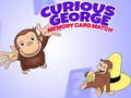 Mchezo Curious George Memory Card Match
