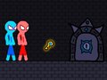 Mchezo Red and Blue Stickman Rope