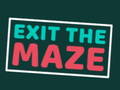 Mchezo Exit the Maze