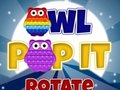 Mchezo Owl Pop It Rotate