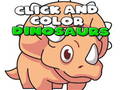 Mchezo Click And Color Dinosaurs