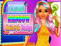 Mchezo Fashion Rainbow Hairstyle Design