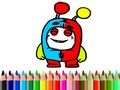 Mchezo Back to School: OddBods Coloring Book