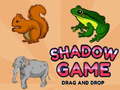 Mchezo Shadow game Drag and Drop