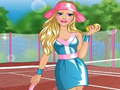 Mchezo Barbie Tennis Dress