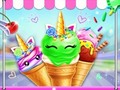 Mchezo Unicorn Ice Cream Corn Maker 
