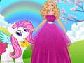 Mchezo Barbie and Pony Dressup