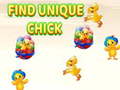 Mchezo Find Unique Chick