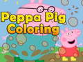 Mchezo Peppa Pig Coloring