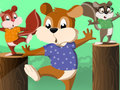 Mchezo Squirrel Hop
