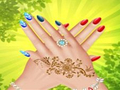 Mchezo Spring Nail-Art