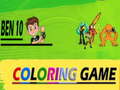 Mchezo Ben 10 Coloring