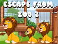 Mchezo Escape From Zoo 2