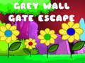 Mchezo Grey Wall Gate Escape