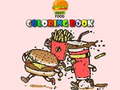Mchezo Fast Food Coloring Book