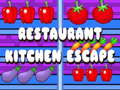 Mchezo Restaurant Kitchen Escape
