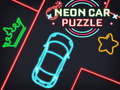 Mchezo Neon Car Puzzle