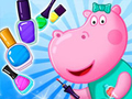 Mchezo Hippo Manicure Salon