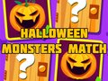 Mchezo Halloween Monsters Match